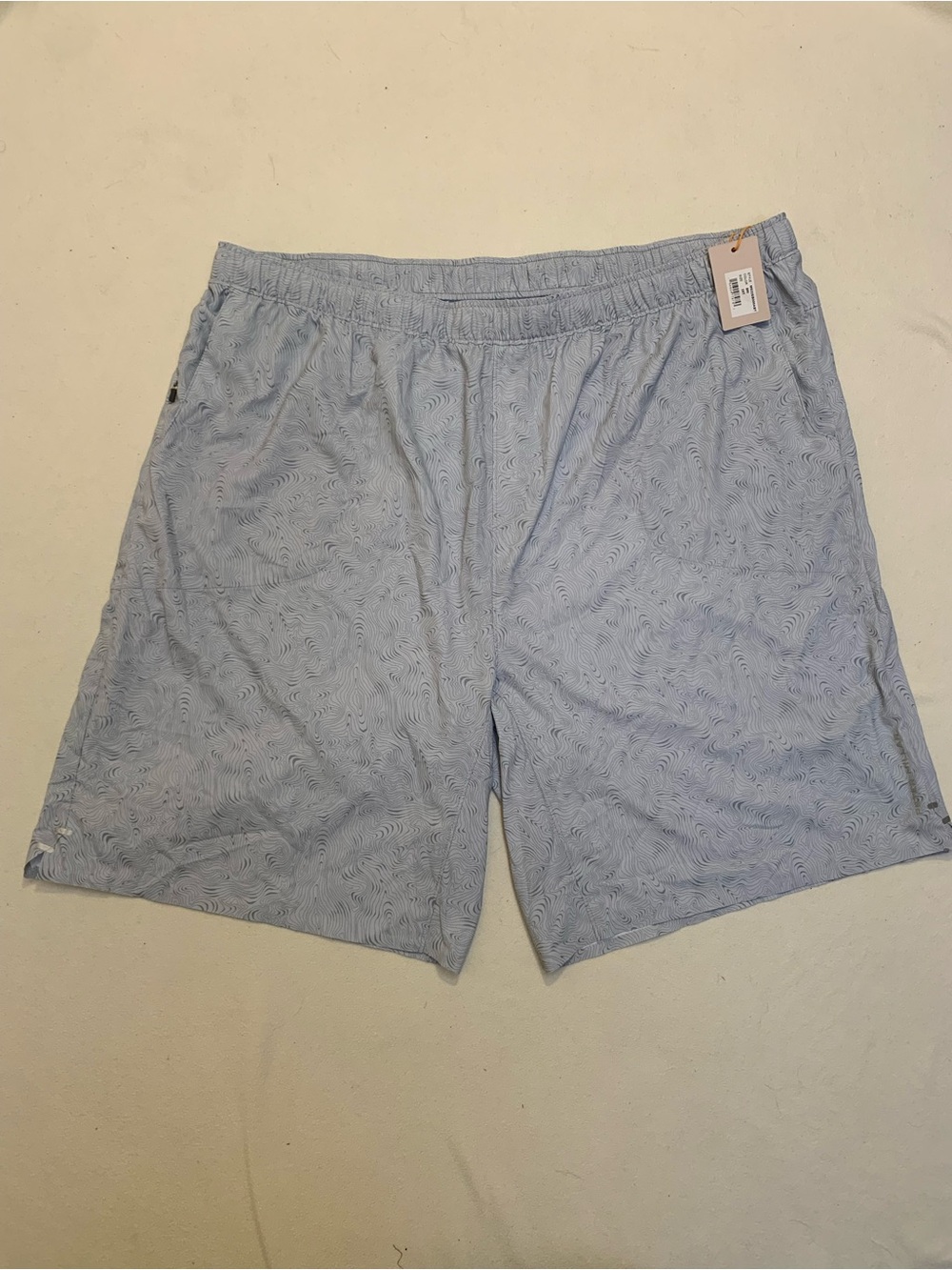 Peter Millar Crown Sport Active Swift Performance Shorts Mens 2XLT Gray Athletic